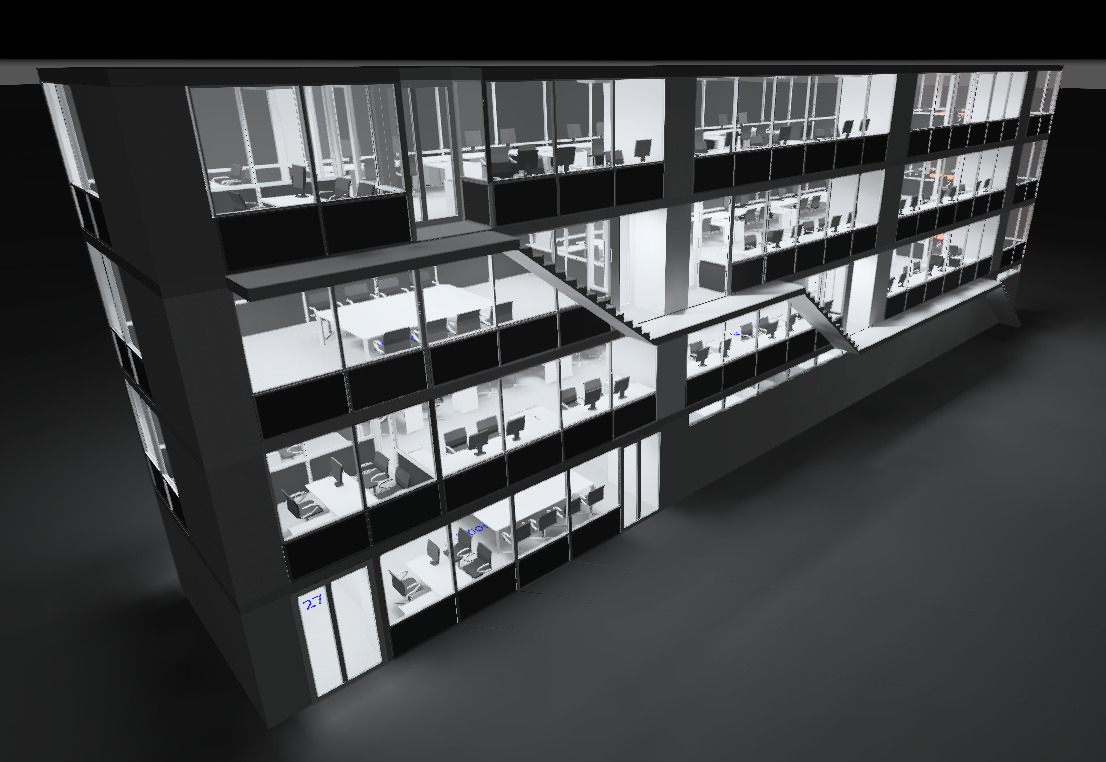 Estudios de Iluminación de Oficinas